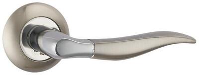 Дверная ручка Pelican матовый никель/хром