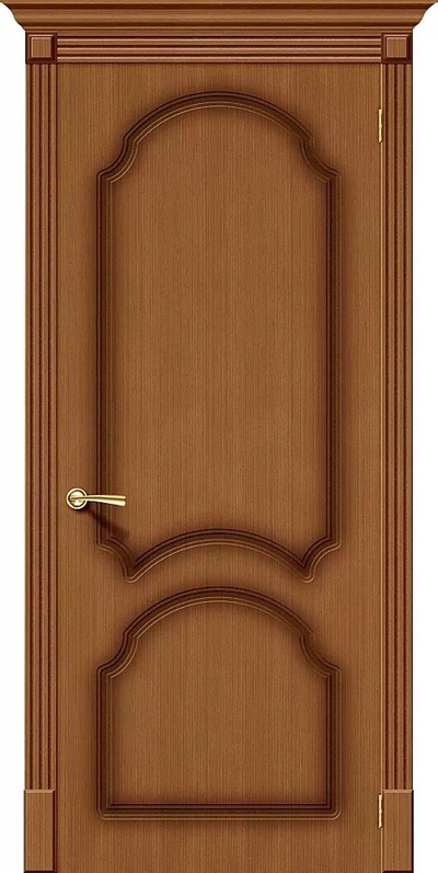 Межкомнатная дверь шпонированная Соната ПГ орех файн-лайн