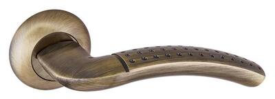 Дверная ручка LOGICA зеленая бронза