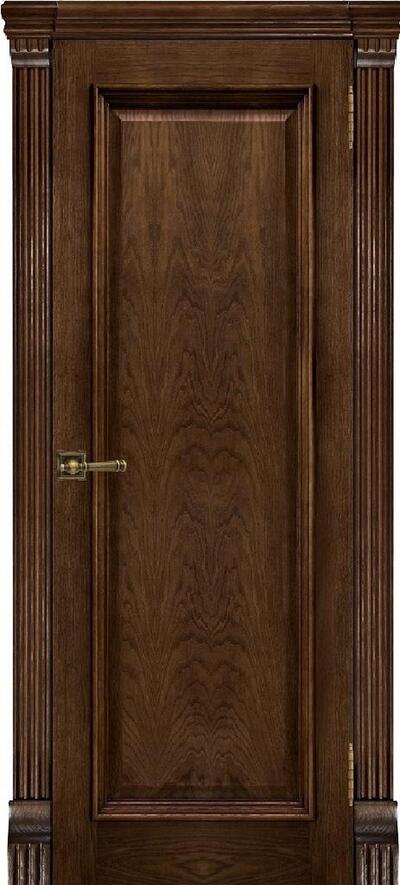 Межкомнатная дверь шпонированная Тоскана ПГ бренди