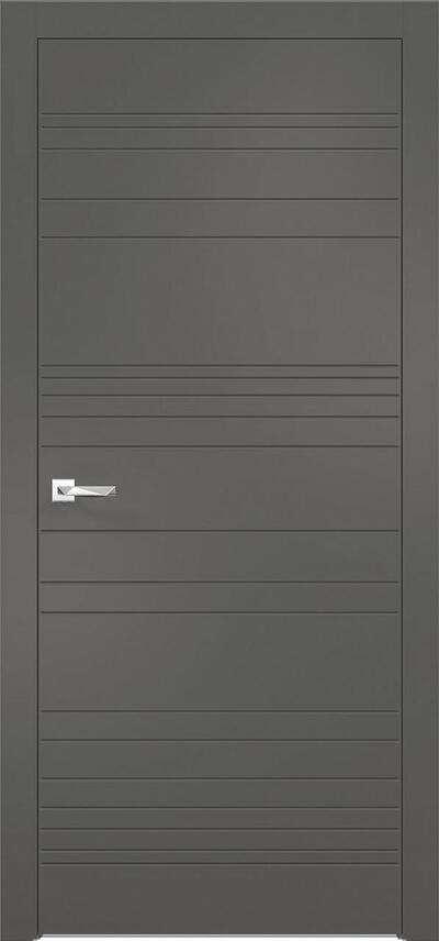 Межкомнатная дверь эмалитовая Севилья-20 софт графит