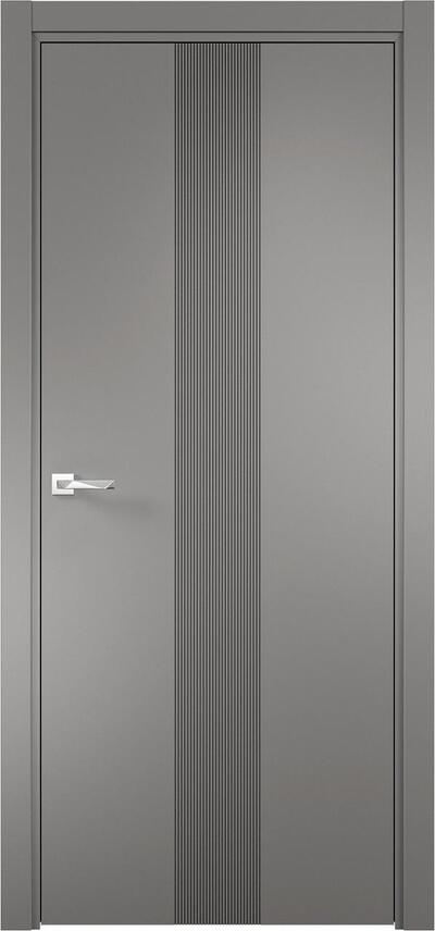Межкомнатная дверь эмалитовая Севилья-16 софт графит