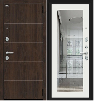 Входная дверь Флэт Kale Off-white