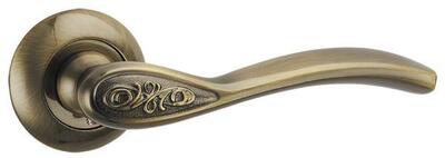 Дверная ручка Rumba зеленая бронза