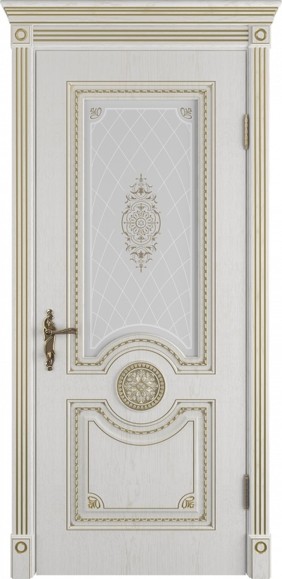 Межкомнатная дверь с эко шпоном Greta ПО | Bianco Classic