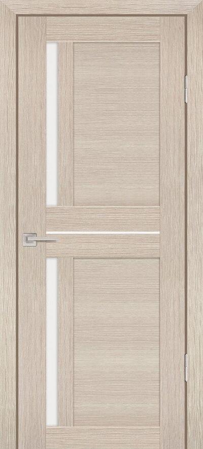 Межкомнатная дверь с эко шпона PS-19 Каппучино мелинга