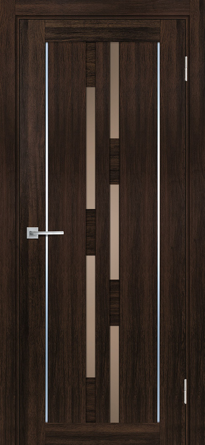 Межкомнатная дверь с эко шпона PSL-33 Сан-ремо шоколад