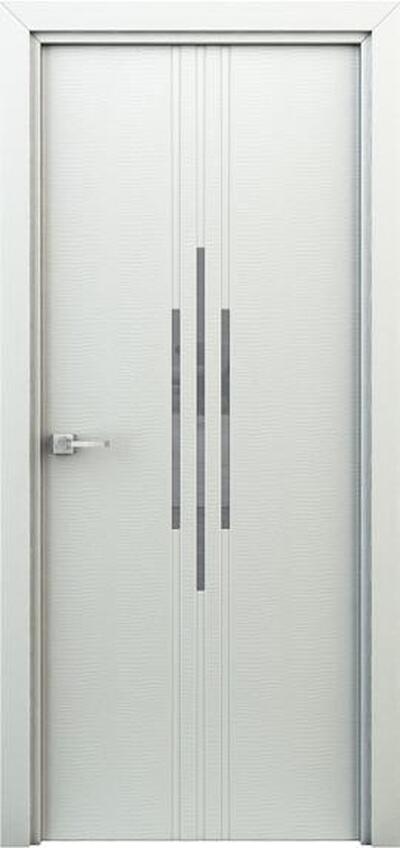 Дверь с ПВХ-пленкой Сафари ПО белый