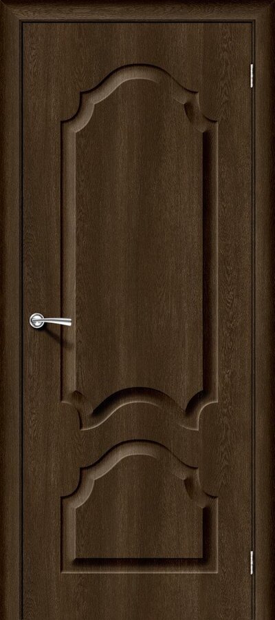 Межкомнатная дверь с ПВХ-пленкой Скинни-32 Dark Barnwood