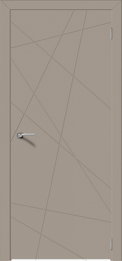 Межкомнатная дверь эмалитовая Севилья-26 софт мокко