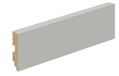 Плинтус напольный  МДФ Тип-0 Grey Matt 2050*70*16