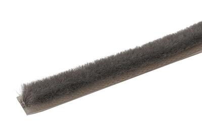 Уплотнитель щеточный 4Р Тёмно-серый