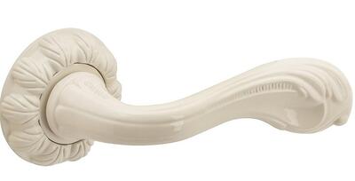 Дверная ручка Z-318 Слоновая кость