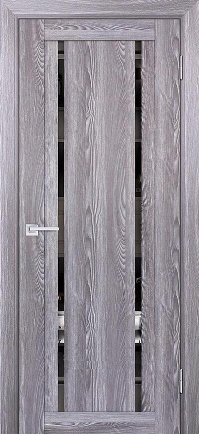 Межкомнатная дверь с эко шпоном PSK-9 ривьера грей