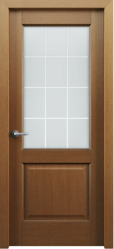 Межкомнатная дверь шпонированная Классик 102 ПО карельский орех