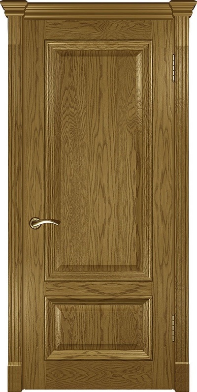Межкомнатная шпонированная дверь Версаль 1 ПГ Дуб мед