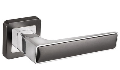 Дверная ручка Denver XM графит/хром