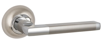 Дверная ручка AXIS ZR матовый никель/хром