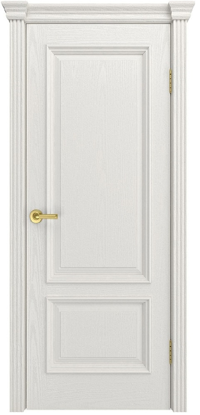 Межкомнатная дверь шпонированная Фрейм-07 ПГ биянко