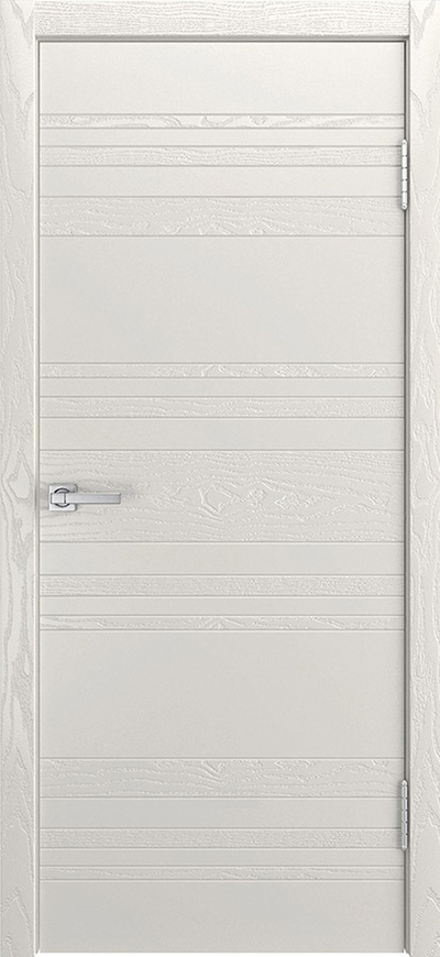 Межкомнатная дверь шпонированная Комбо-01 биянко