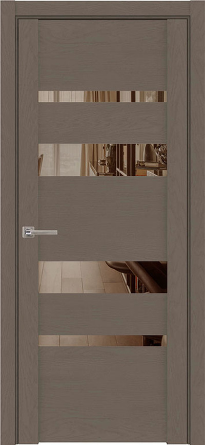 Межкомнатная дверь с экошпоном UniLine 30013 Тортора Soft touch