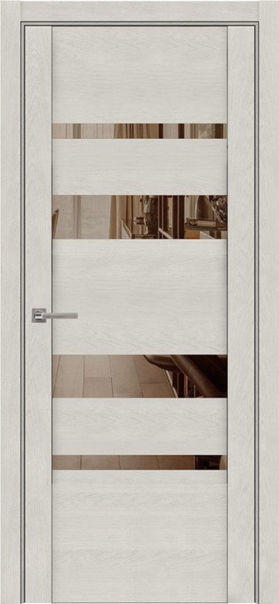 Межкомнатная дверь с эко шпоном UniLine 30013  Бьянка Soft touch