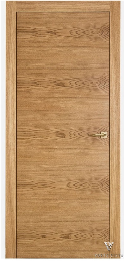 Межкомнатная дверь шпонированная Лацио Винтаж дубнат массив дуба