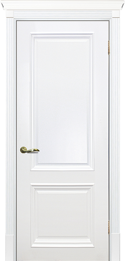 Межкомнатная дверь окрашенная Смальта 07 ПГ Ral 9003