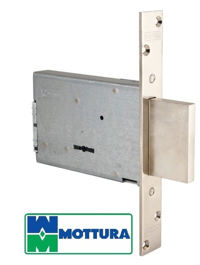 Замок врезной Mottura (Моттура) сувальдный 40.701.70 (с отв. планкой, без накладок)