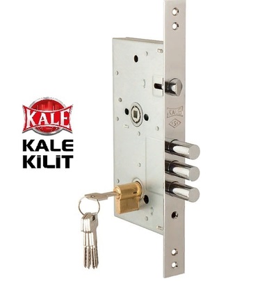 Замок врезной Kale kilit (Кале килит) цилиндровый с защёлкой 252/R, 5 кл.