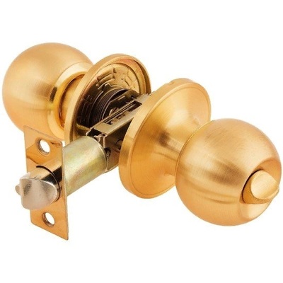 Ручка защелка  ЗШ SB МатЗолото