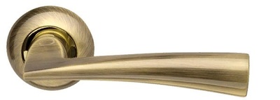 Дверная ручка  Columba LD80-1AB/GP-7 бронза/золото