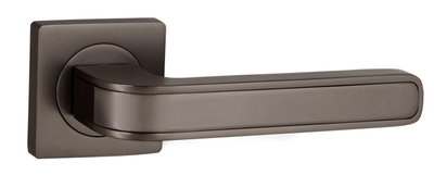 Дверная ручка FUTURA ZQ GR/BN-23 графит/чёрный никель