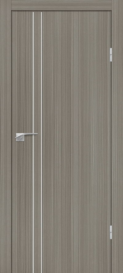   Межкомнатная дверь с эко шпоном P-20 AL молдинг Эвкалипт португальский