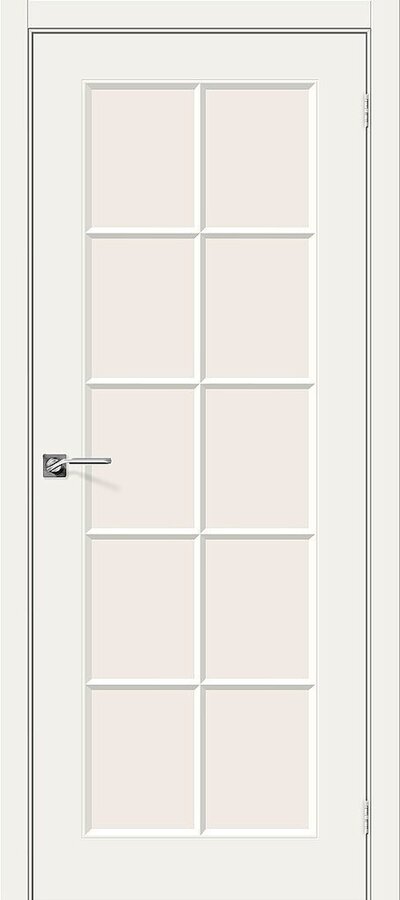 Межкомнатная дверь окрашенная Скинни-11.1 Whitey