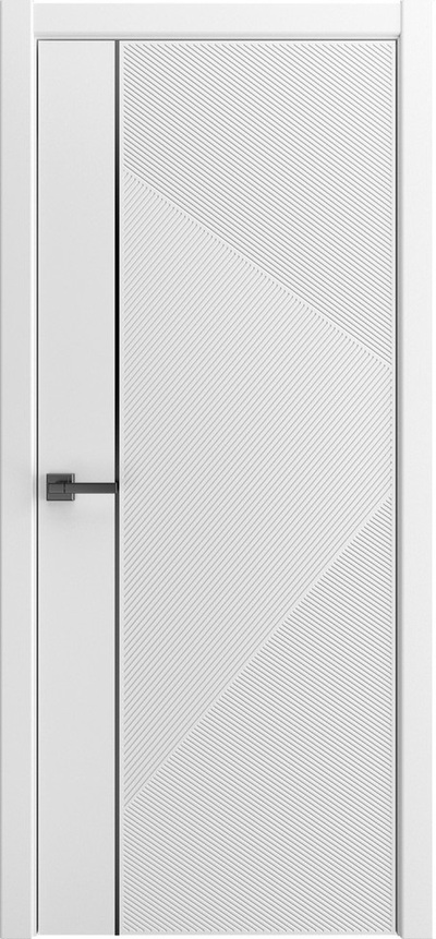 Межкомнатная дверь окрашенная Фортуна ПГ белая