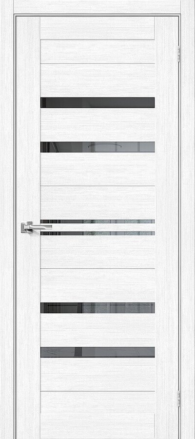 Межкомнатная дверь с эко шпоном Браво-30 MG | Snow Melinga