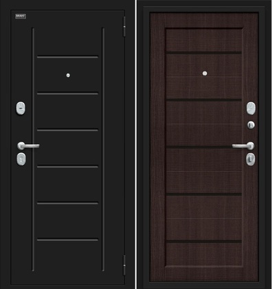 Входная дверь борн 117.М22 Wenge Veralinga