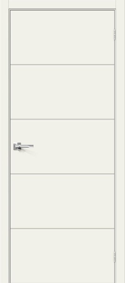 Межкомнатная дверь окрашенная Граффити-1 Whitey