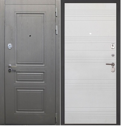 Входная дверь брайтон ФЛ-316 белый ясень