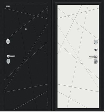 Входная дверь граффити-5 Super White