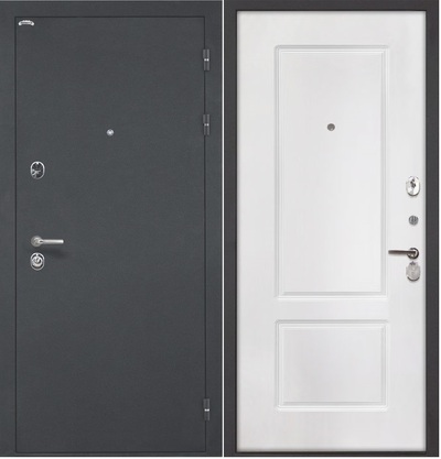 Входная дверь Греция КВ-2 белая матовая