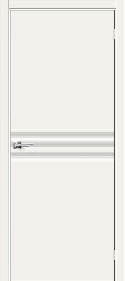 Межкомнатная дверь окрашенная Граффити-23 Whitey