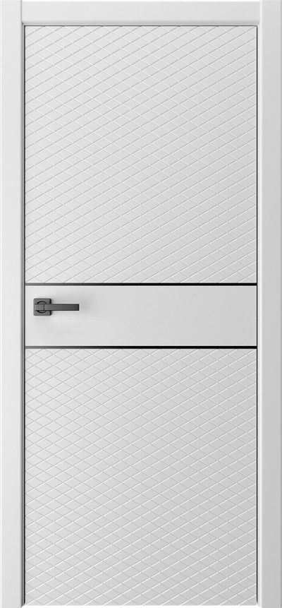 Межкомнатная дверь окрашенная Версаль ПГ белый