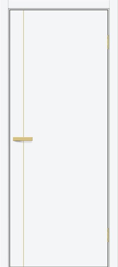 Межкомнатная дверь ПЭТ Браво-0.10 П SG P3 White Silk