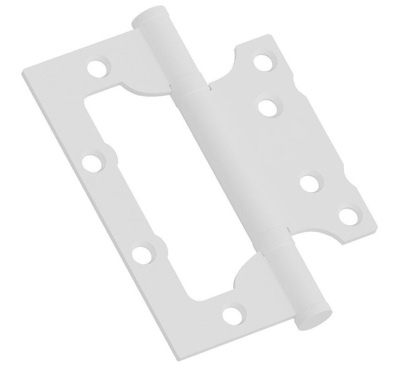 Петля накладная 4BB 100х75х2.5 белый