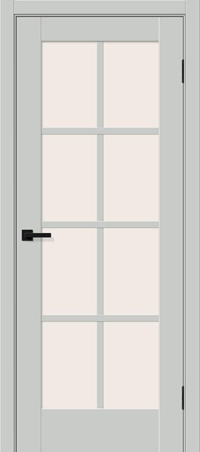    Межкомнатная дверь ПЭТ Прима-11.1 Grey Silk