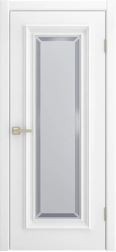  Межкомнатная дверь окрашенная Диана-1 ПО белая